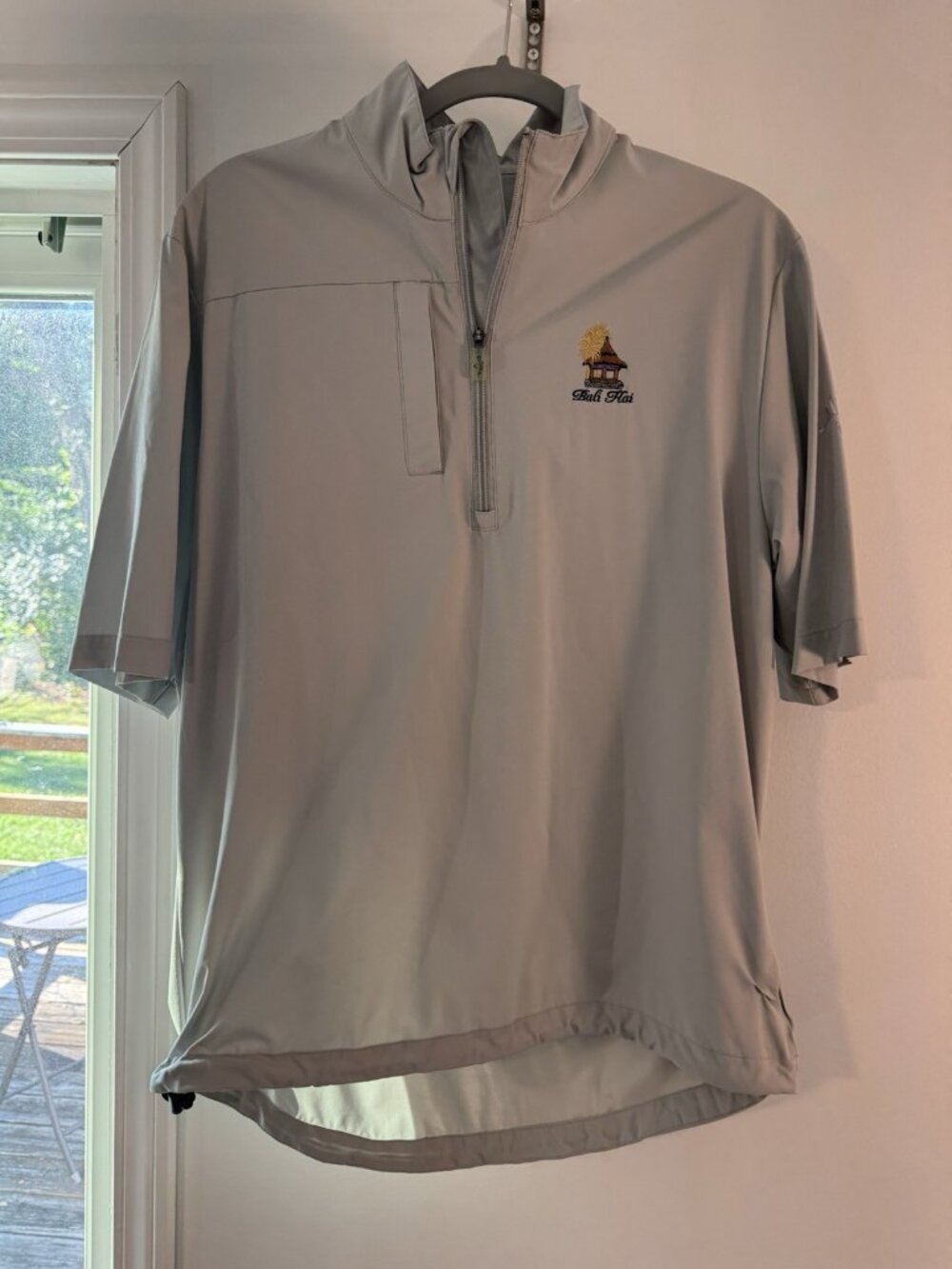 Callaway Bali Hai Golf Quarter-Zip Pullover Men's M Gray